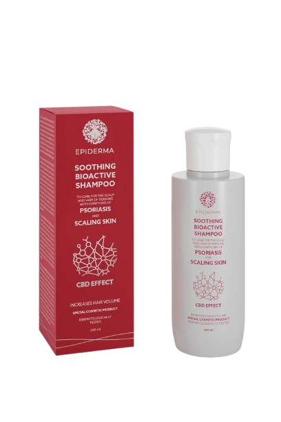EPIDERMA Bioaktivt CBD-Schampo för Psoriasis/Seborré Epiderma