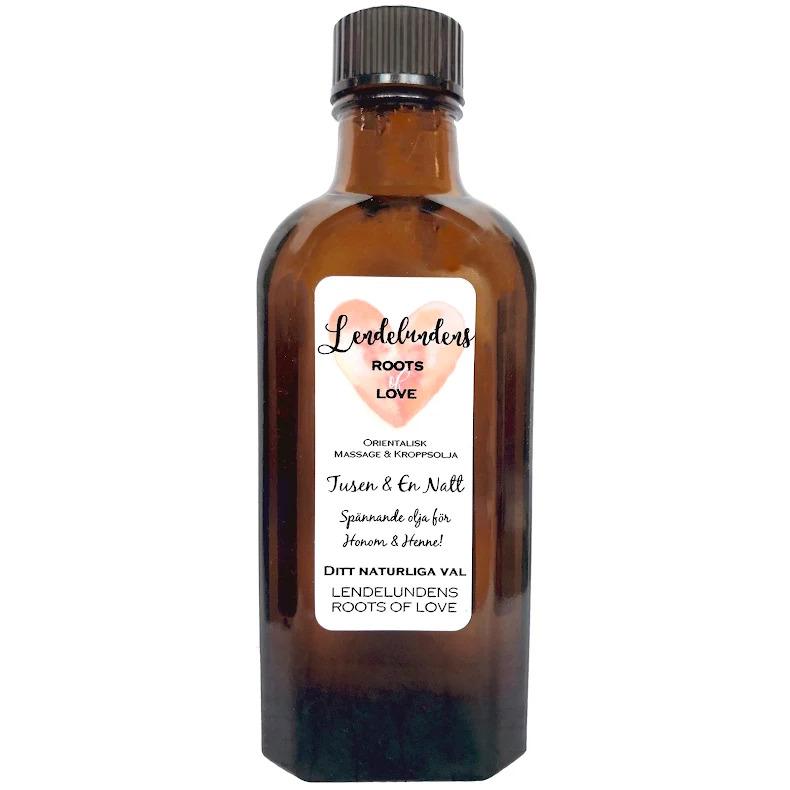 Kropps- & massageolja Tusen och en natt Lendelundens - Roots of love