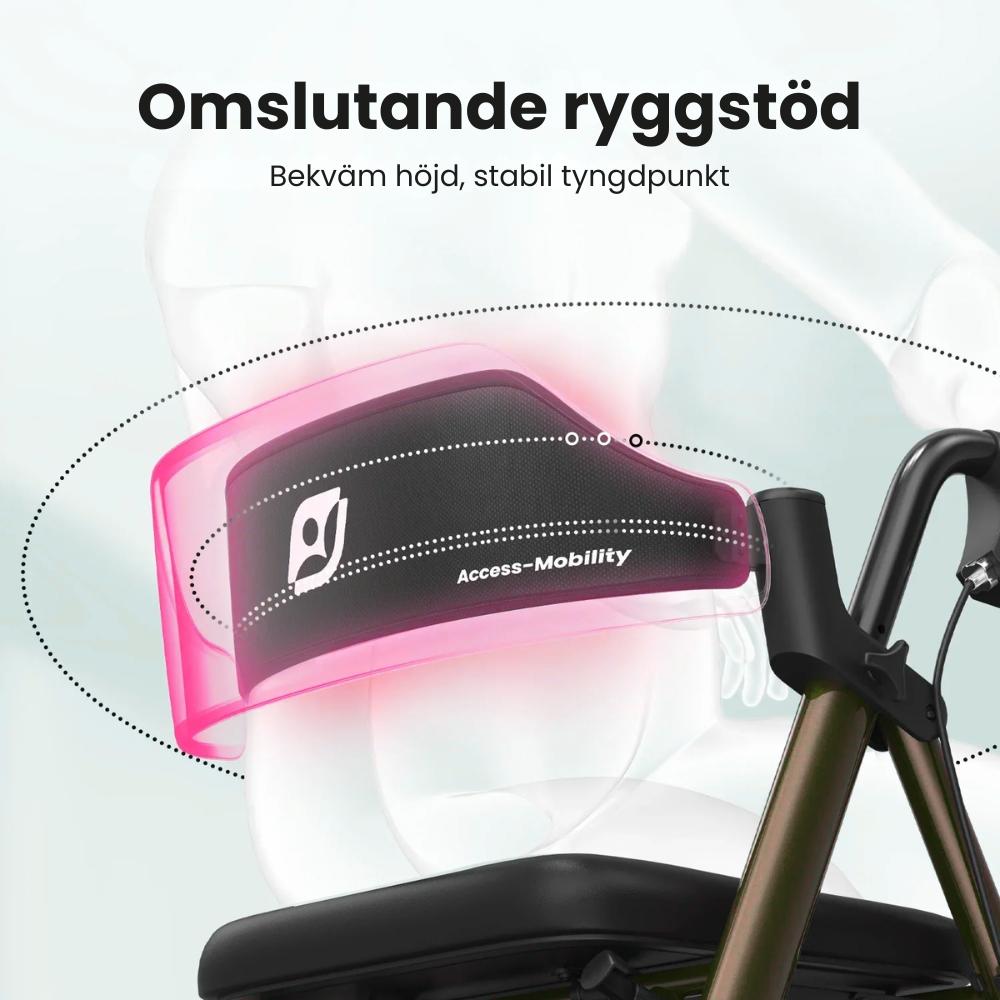 Rollator för dig med nedsatt balans och rörlighet