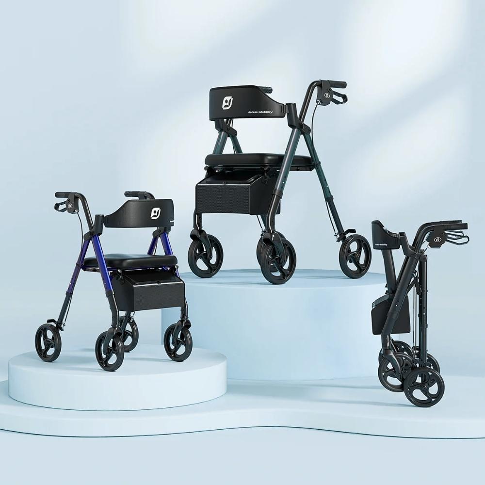 Rollator för dig med nedsatt balans och rörlighet