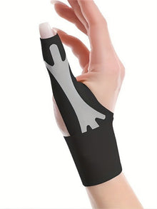 Tum- och handledsstöd med kompression