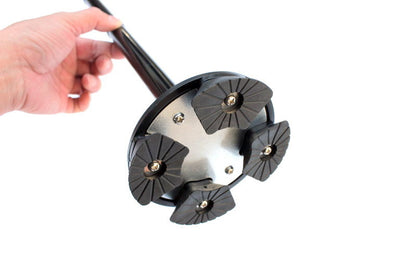 Ergonomisk käpp med LED-lampa och fyrpunktsfot