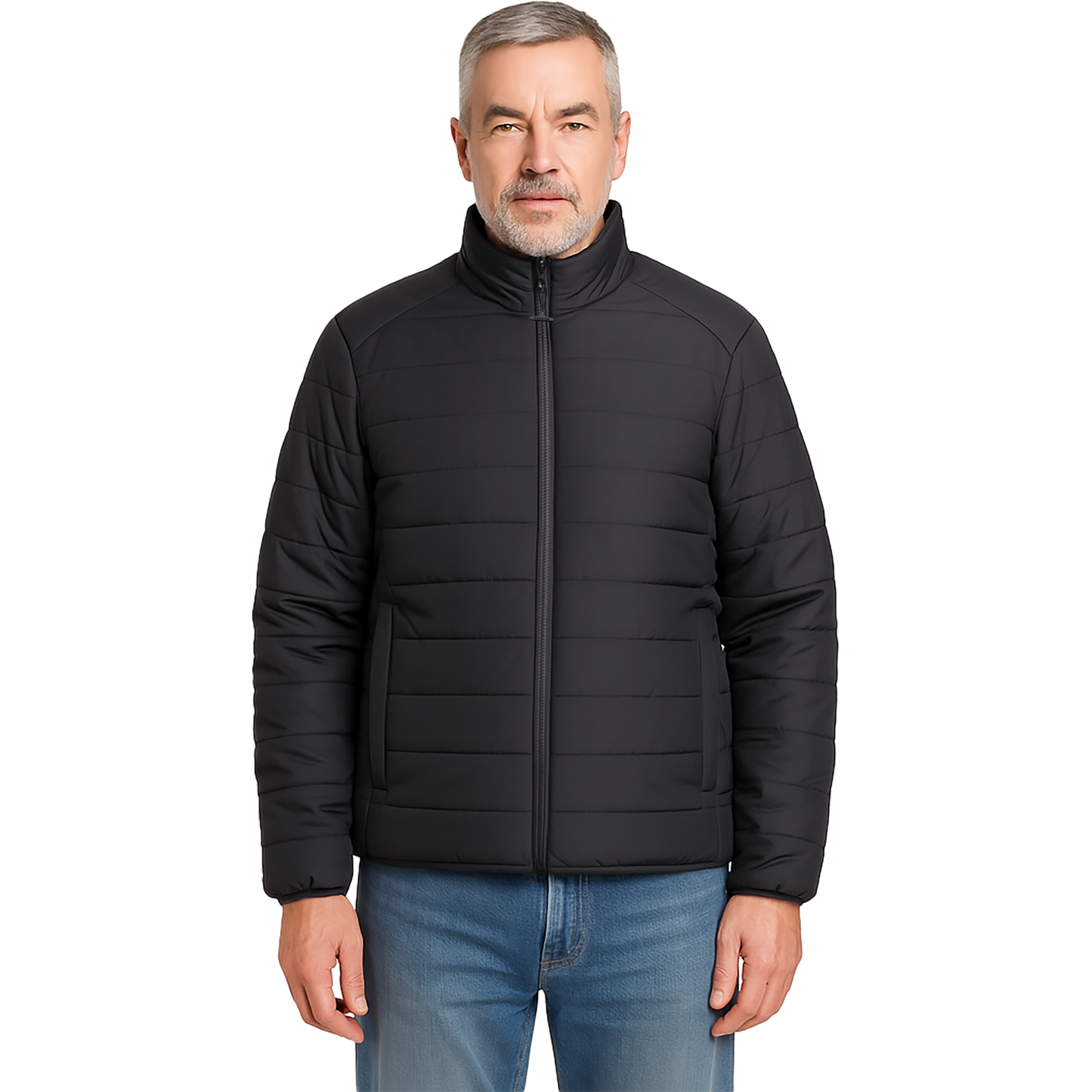 Graham Jacka Herr Svart Magnetblixlås