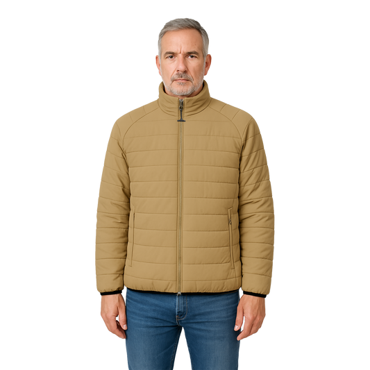 Graham Jacka Herr Beige Magnetblixlås