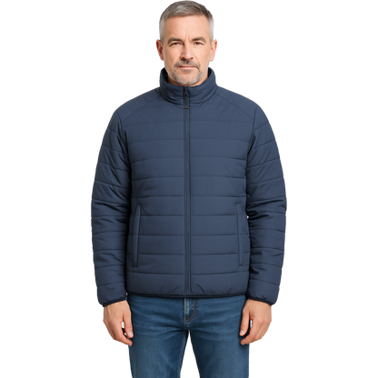 Graham Jacka Herr Blågrå Magnetblixlås