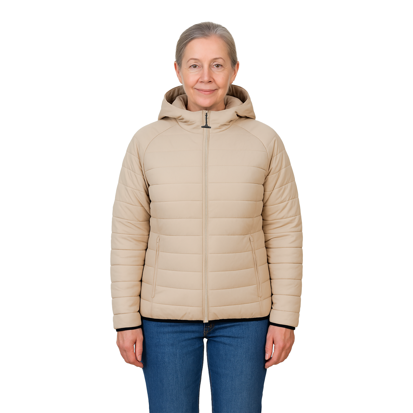 Dobsom Graham Jacka Dam Beige Magnetblixtlås