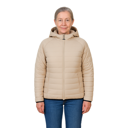 Dobsom Graham Jacka Dam Beige Magnetblixtlås