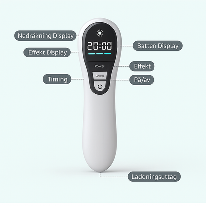 LD172 – Infraröd & Röd Laser för Smärtlindring (650nm & 808nm)