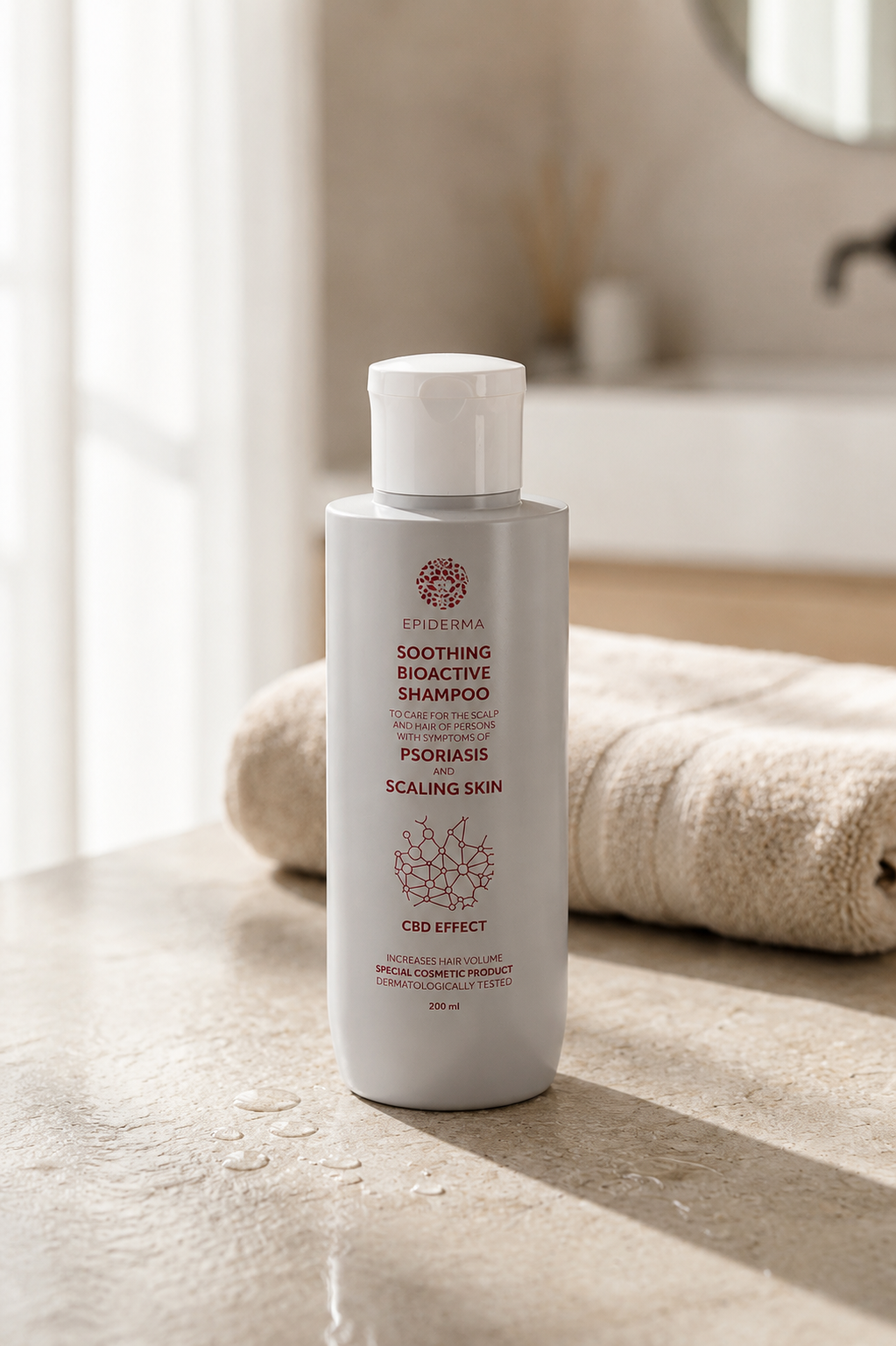 EPIDERMA Bioaktivt CBD-Schampo för Psoriasis/Seborré