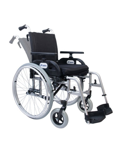 Barracuda rullstol - Med 30 graders justerbart fällbart ryggstöd.