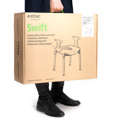 Fristående toalettstol Etac Swift