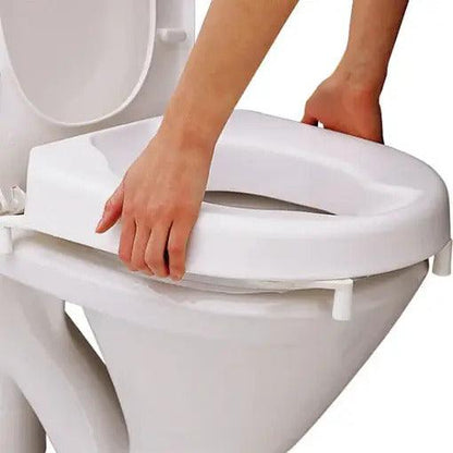 Hi-Loo Toalettsitsförhöjare med Kantstopp - Reuma Shop