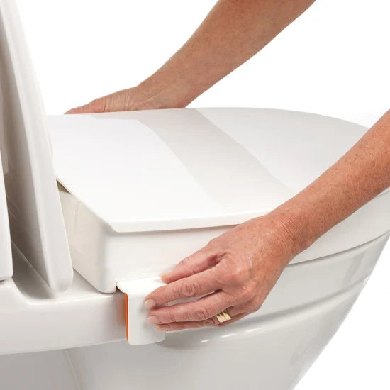 Toalettsitsförhöjare Etac My-Loo med kantstopp Etac