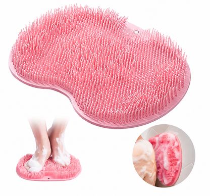 Skrubbmatta för fötter och kropp i duschen